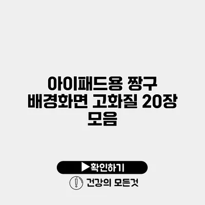 아이패드용 짱구 배경화면 고화질 20장 모음